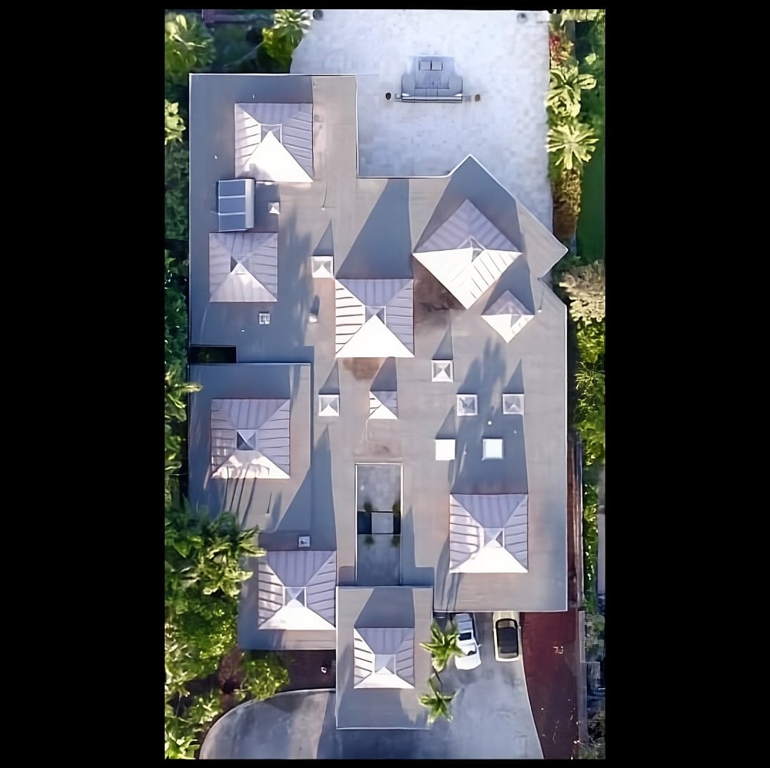 Pyramid House from Above